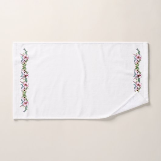 Opstelling van de bloemen bad handdoek (Handdoek)