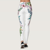 Opstelling van de bloemen leggings (Achterkant)