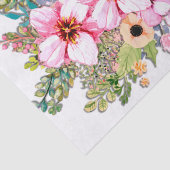 Opstelling van de bloemen tissuepapier (Detail)