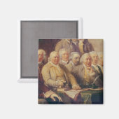 Opstelling van de onafhankelijkheidsverklaring magneet (Voorkant / Achterkant)