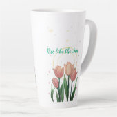 Opstijgen als de Zon Latte Mok (Rechterhoek)