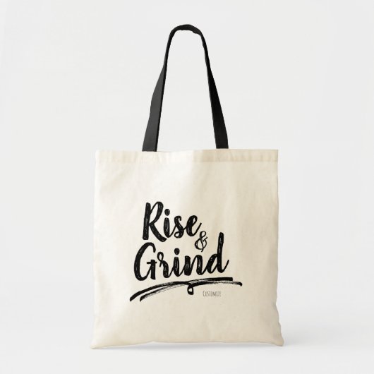 OPSTIJGEN & MALEN Gepersonaliseerde Aangepaste Naa Tote Bag (Voorkant)