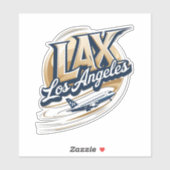 Opstijgen met deze LAX Airport Code Sticker (Vel)