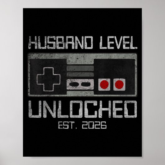 Opstijgen naar echtgenoot 2026 Leveled Up Bachelor Poster (Voorkant)