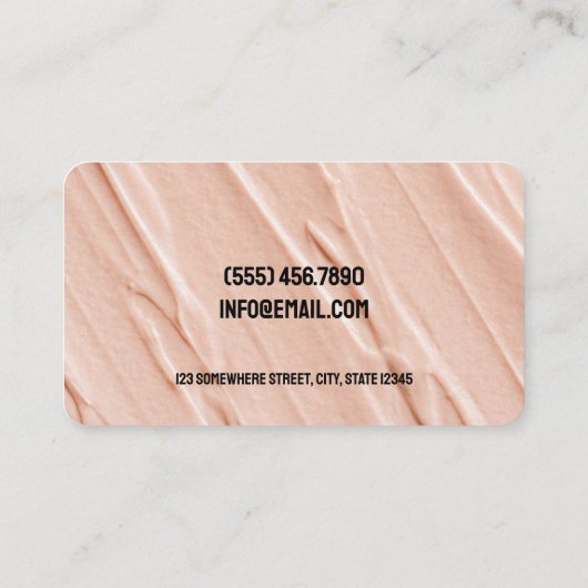 Opstijgen Visitekaartje (Achterkant)