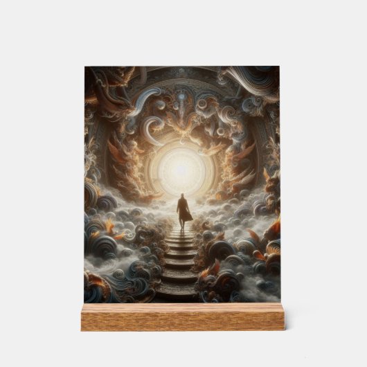 Opstijging naar het Licht Acryl Bord (Voorkant)