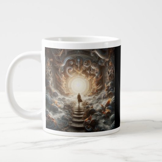 Opstijging naar het Licht Grote Koffiekop (Links)