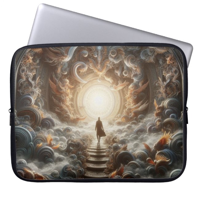Opstijging naar het Licht Laptop Sleeve (Voorkant)