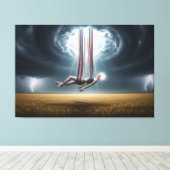 Opstijging van de Geest door de Storm Canvas Afdruk (Insitu (Houten vloer))