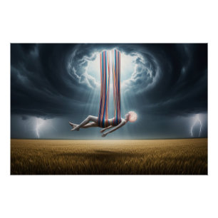 Opstijging van de Geest door de Storm Perfect Poster
