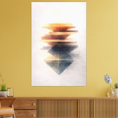 Opstijging van Stil Licht Canvas Afdruk (Insitu (Woonkamer))