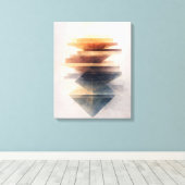 Opstijging van Stil Licht Canvas Afdruk (Insitu (Houten vloer))