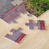 opstuwend verkeer dat kalm afwacht legpuzzel (Zijkant)