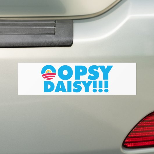 OPSY DAISY! Bumpersticker (Op auto)