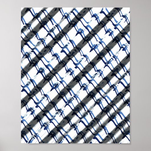 Opt art 3d Hallucinations Pattern  Poster (Voorkant)
