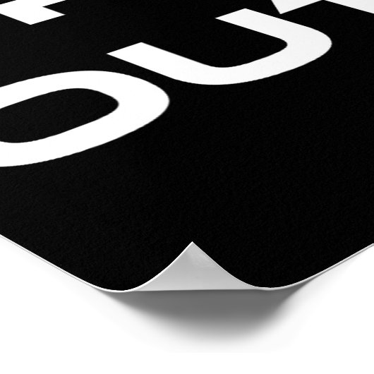 Opt Out Do Not Follow Others Do Not Be A Sheep Poster (Hoek)