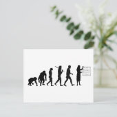 Optemetrist Optical Eye Doctor Evolution Ooggrafie Briefkaart (Staand voorkant)