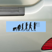 Optemetrist Optical Eye Doctor Evolution Ooggrafie Bumpersticker (Op auto)