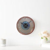 Opthamoloog Eye Doctor Spooky Fun Blue Eye Clock Ronde Klok (Huis)