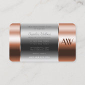 Optica van glas voor het vangen van oogkoper met m visitekaartje (Achterkant)