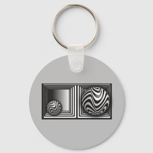 Optica via Shapes Sleutelhanger (Voorkant)