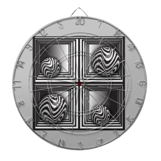 Optica via vormen dartbord (Voorkant)