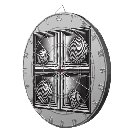 Optica via vormen dartbord (Voorkant Rechts)