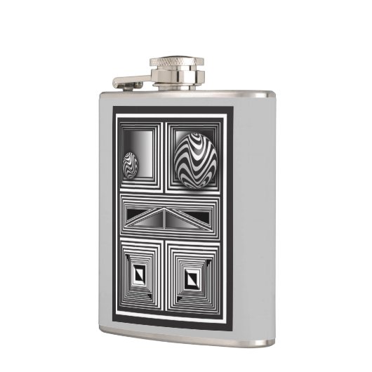 Optica via vormen heupfles (Links)