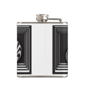 Optica via vormen heupfles (Achterkant)