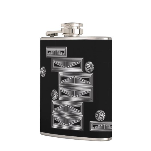 Optica via vormen heupfles (Links)