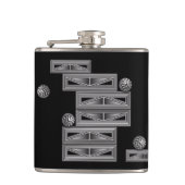 Optica via vormen heupfles (Voorkant)