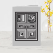 Optica via vormen kaart (Gele Bloem)