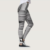 Optica via vormen leggings (Rechts)
