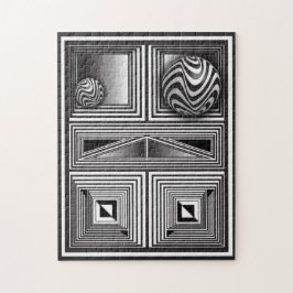 Optica via vormen legpuzzel
