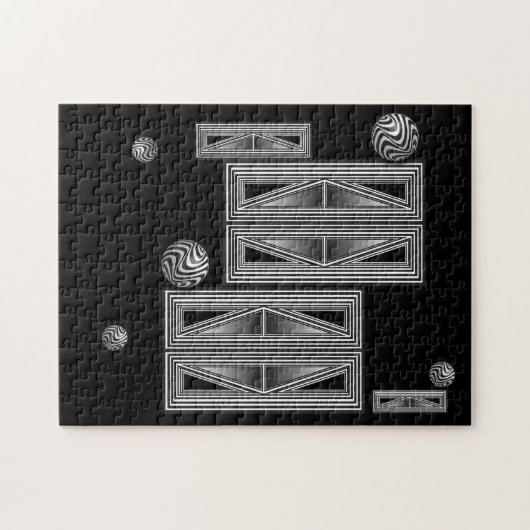 Optica via vormen legpuzzel (Horizontaal)