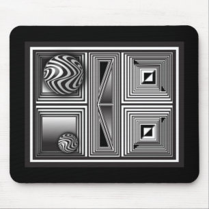 Optica via vormen muismat