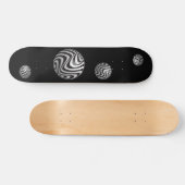 Optica via vormen persoonlijk skateboard (Horizontaal)