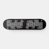 Optica via vormen persoonlijk skateboard (Horizontaal)