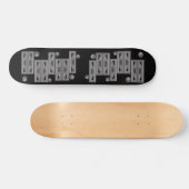 Optica via vormen persoonlijk skateboard (Horizontaal)