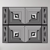 Optica via vormen poster (Voorkant)