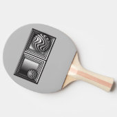 Optica via vormen tafeltennisbatje (Zijkant)