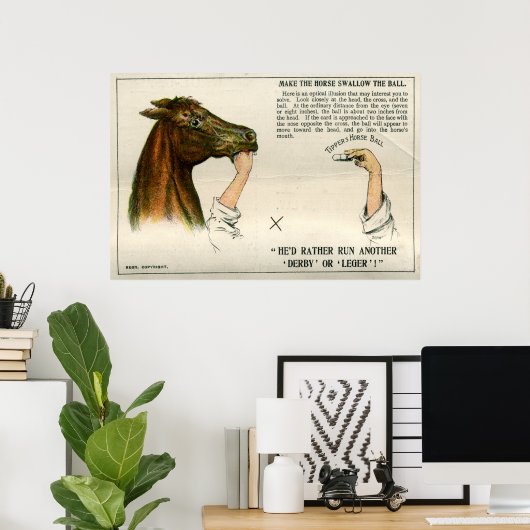 Optical illusion, 1896 poster (Thuiskantoor)