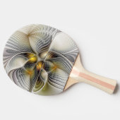 Optical Illusion Abstract 3D Fractal With Depth Tafeltennisbatje (Zijkant)