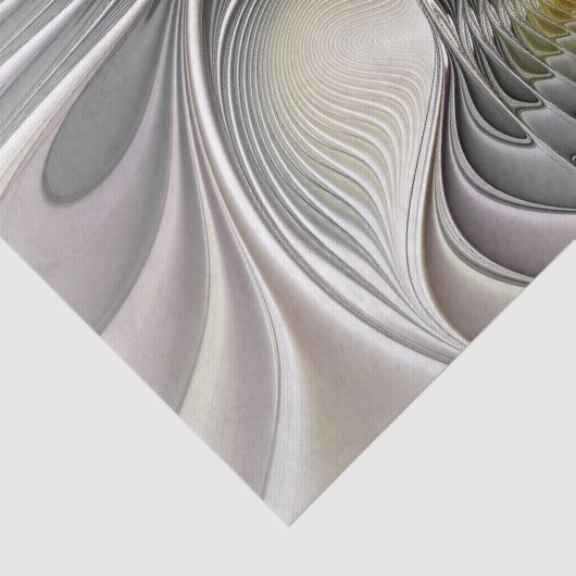 Optical Illusion Abstract 3D Fractal With Depth Tissuepapier (Detail)