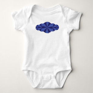 Optical Illusion Blue Kind en Baby Light Shirt