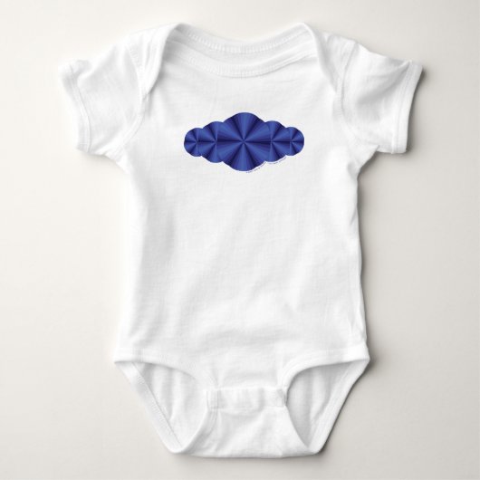 Optical Illusion Blue Kind en Baby Light Shirt (Voorkant)
