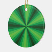 Optical Illusion Green-Ornament Keramisch Ornament (Links)