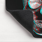 Optical Illusion Halloween Skeleton Skull Muismat (Hoek)