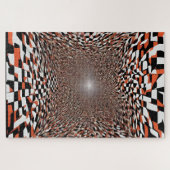 Optical illusion Jisaw puzzle Legpuzzel (Horizontaal)