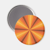 Optical Illusion Oranje magneet (Voorkant / Achterkant)